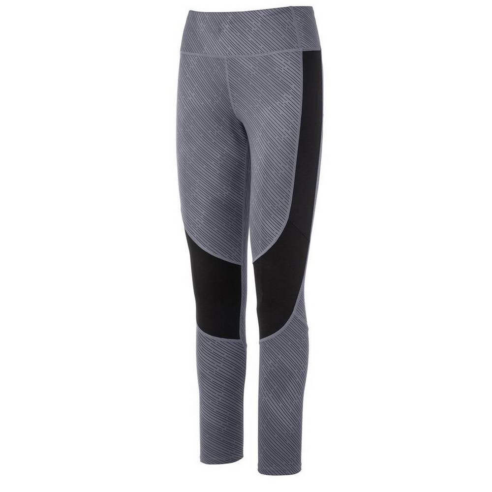 Mizuno April Ross Impulse Long Női Leggings Szürke/Fekete XLC176235